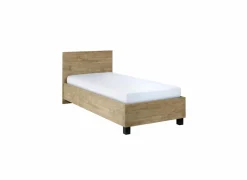 Bed Casper 120x200cm - melamine - golden oak