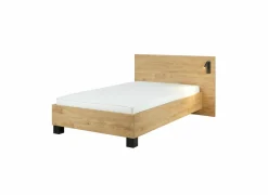 Bed Clara 90x200cm - melamine - golden oak