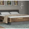 Bed Clif 180x200cm - decor - old wood & beton