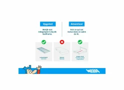 Bed Dalate 160x200cm - decor - kastanje eik & mat zwart met opbergruimte