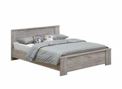 Bed Elias 140x200cm - decor - grijze eik