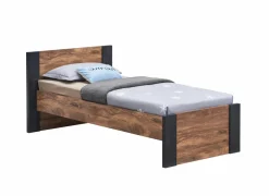 Bed Ellen 90x200cm - decor - acacia & zwart