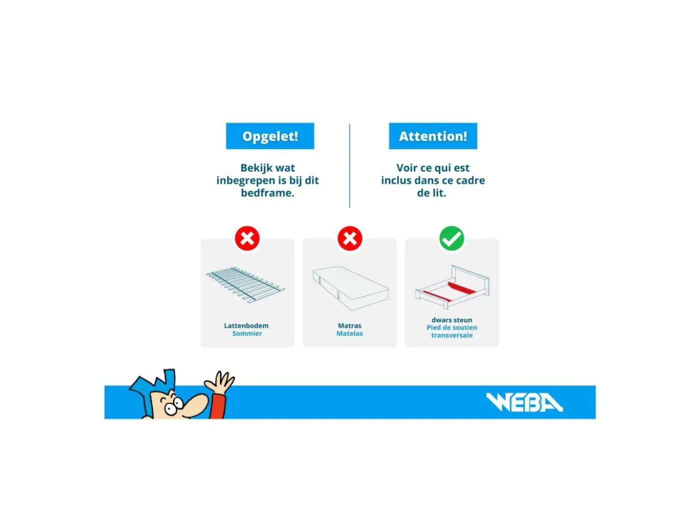 Bed Elsa 140x200cm - decor - industrial oak & black