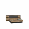 Bed Jabim 160x200cm - decor - alpine picea & zwart