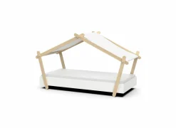 Bed Lodge 90x200cm - MDF - wit