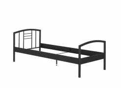 Bed Me 90x200cm - metaal - zwart