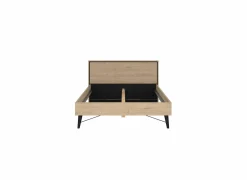 Bed Ry 160x200cm - decor - bruin & zwart