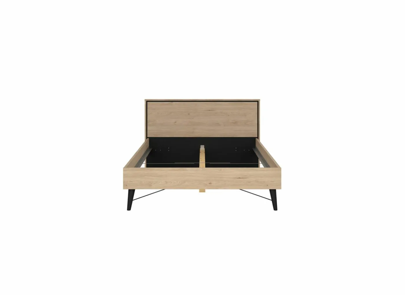 Bed Ry 160x200cm - decor - bruin & zwart