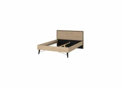 Bed Ry 160x200cm - decor - bruin & zwart