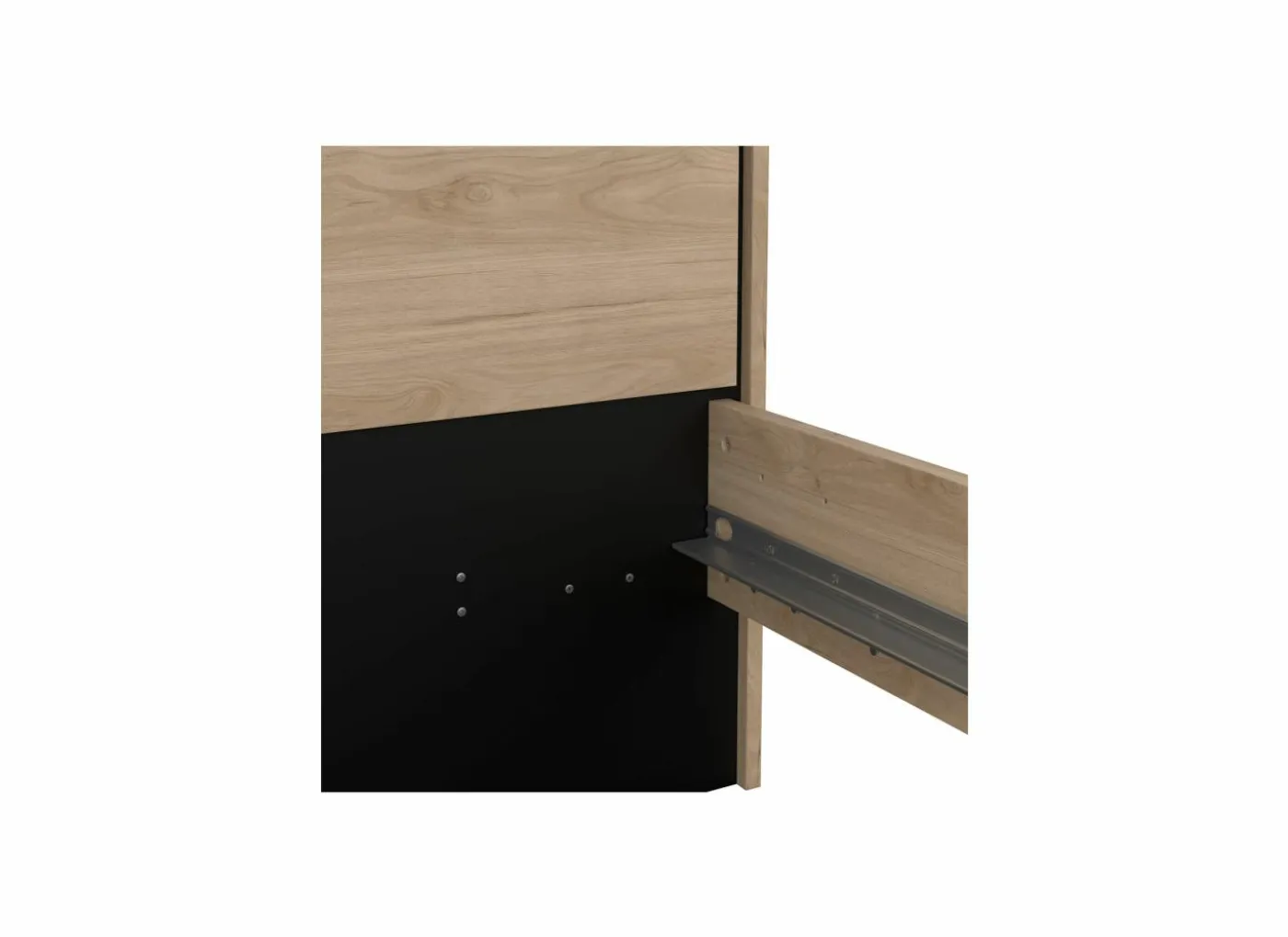 Bed Ry 160x200cm - decor - bruin & zwart