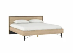 Bed Ry 180x200cm - decor - bruin & zwart