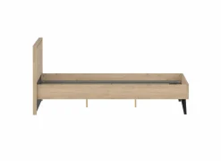 Bed Ry 180x200cm - decor - bruin & zwart