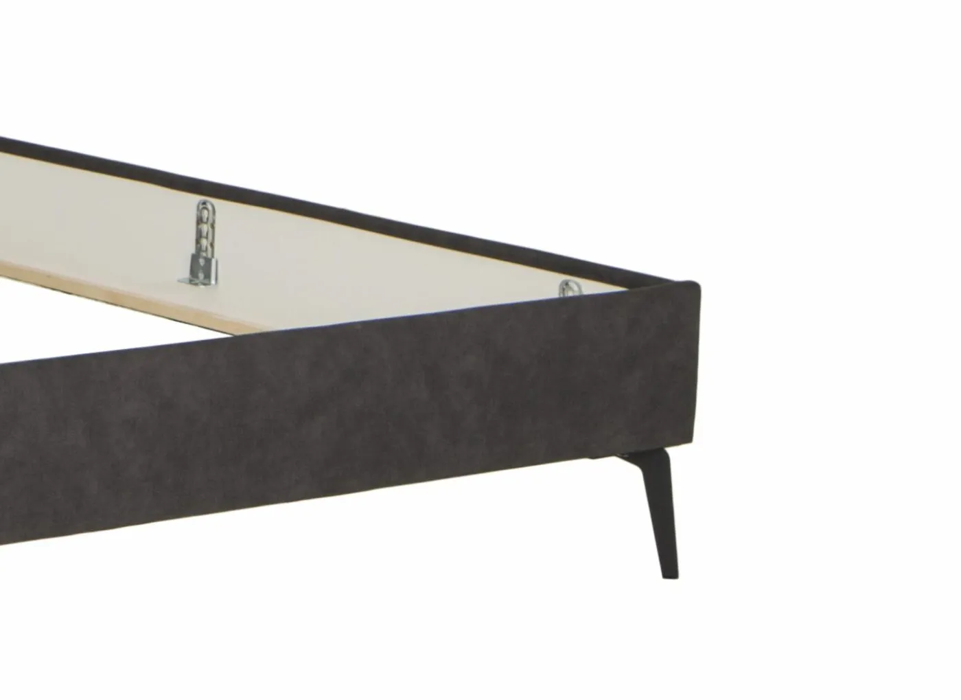 Bed Skagen 180x200cm - stof - python antraciet