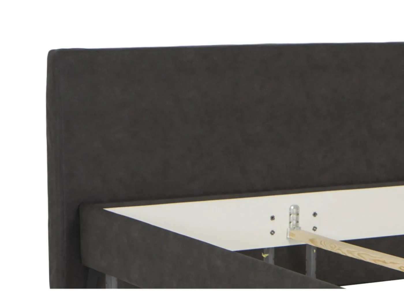 Bed Skagen 180x200cm - stof - python antraciet