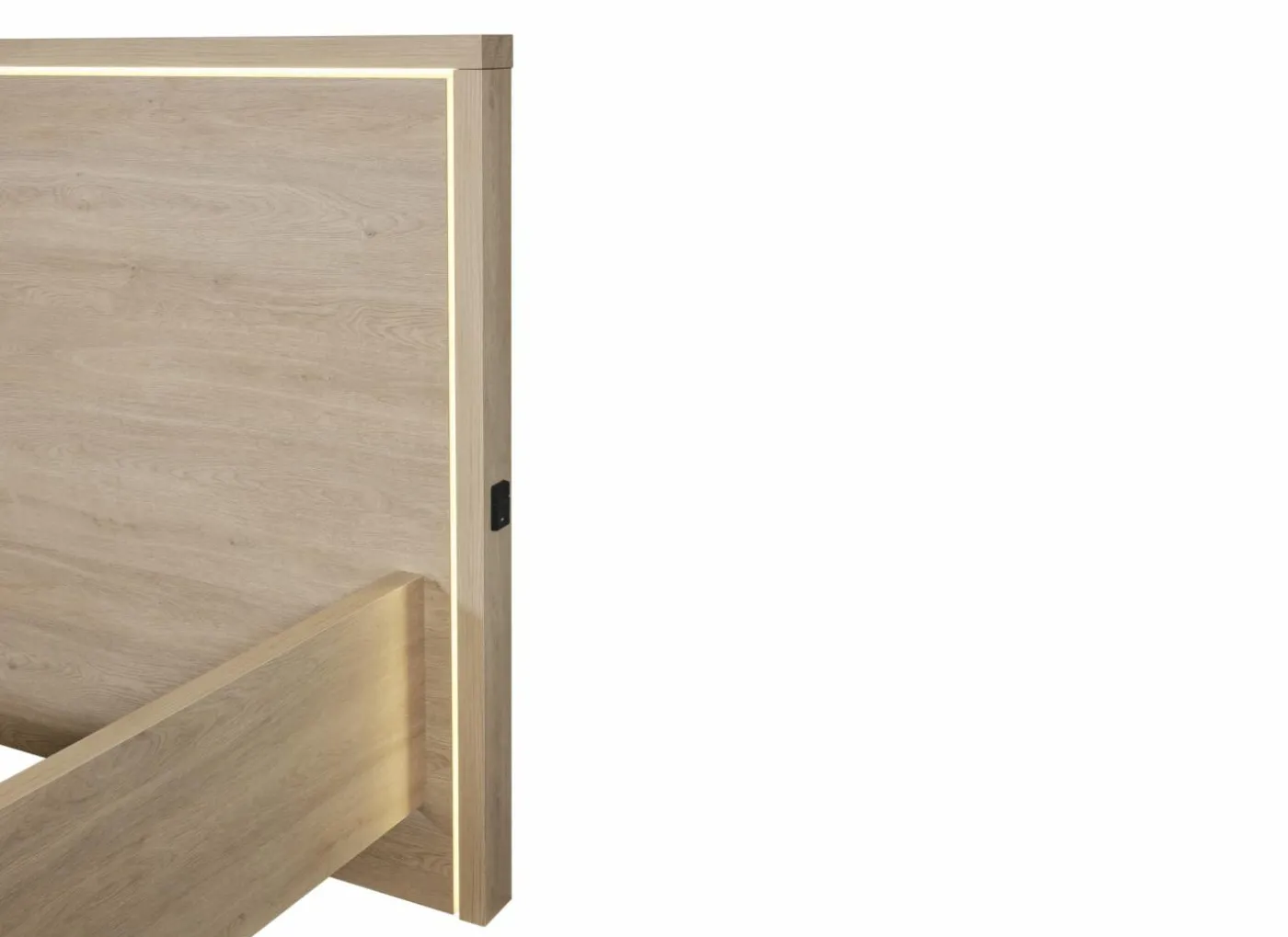 Bed Udine 160x200cm - decor - urban oak