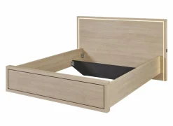 Bed Udine 140x200cm - decor - urban oak