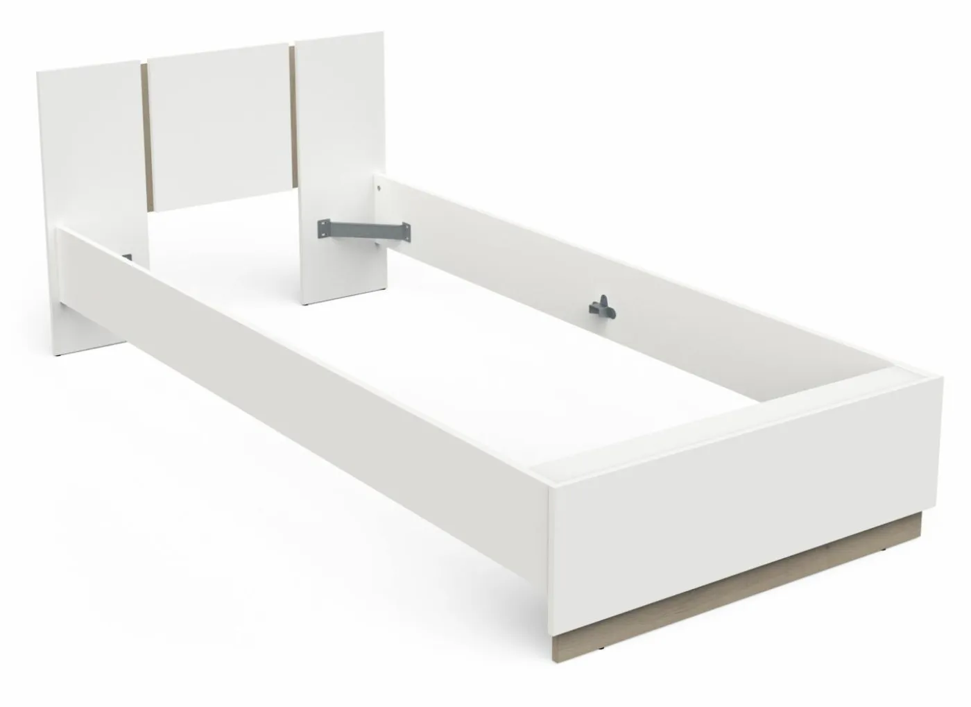 Bed Watson 90x200 - decor - kronberg eik & wit