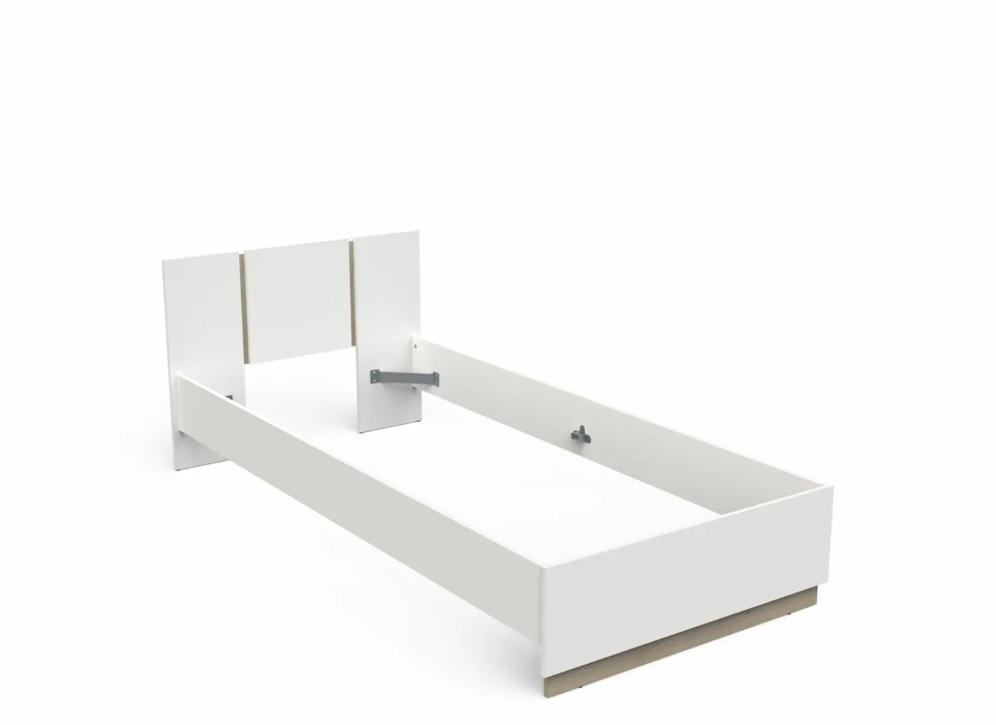 Bed Watson 90x200 - decor - kronberg eik & wit