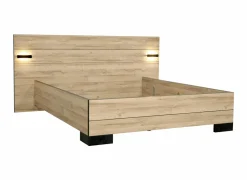 Bed 160x200cm - decor - Franse eik