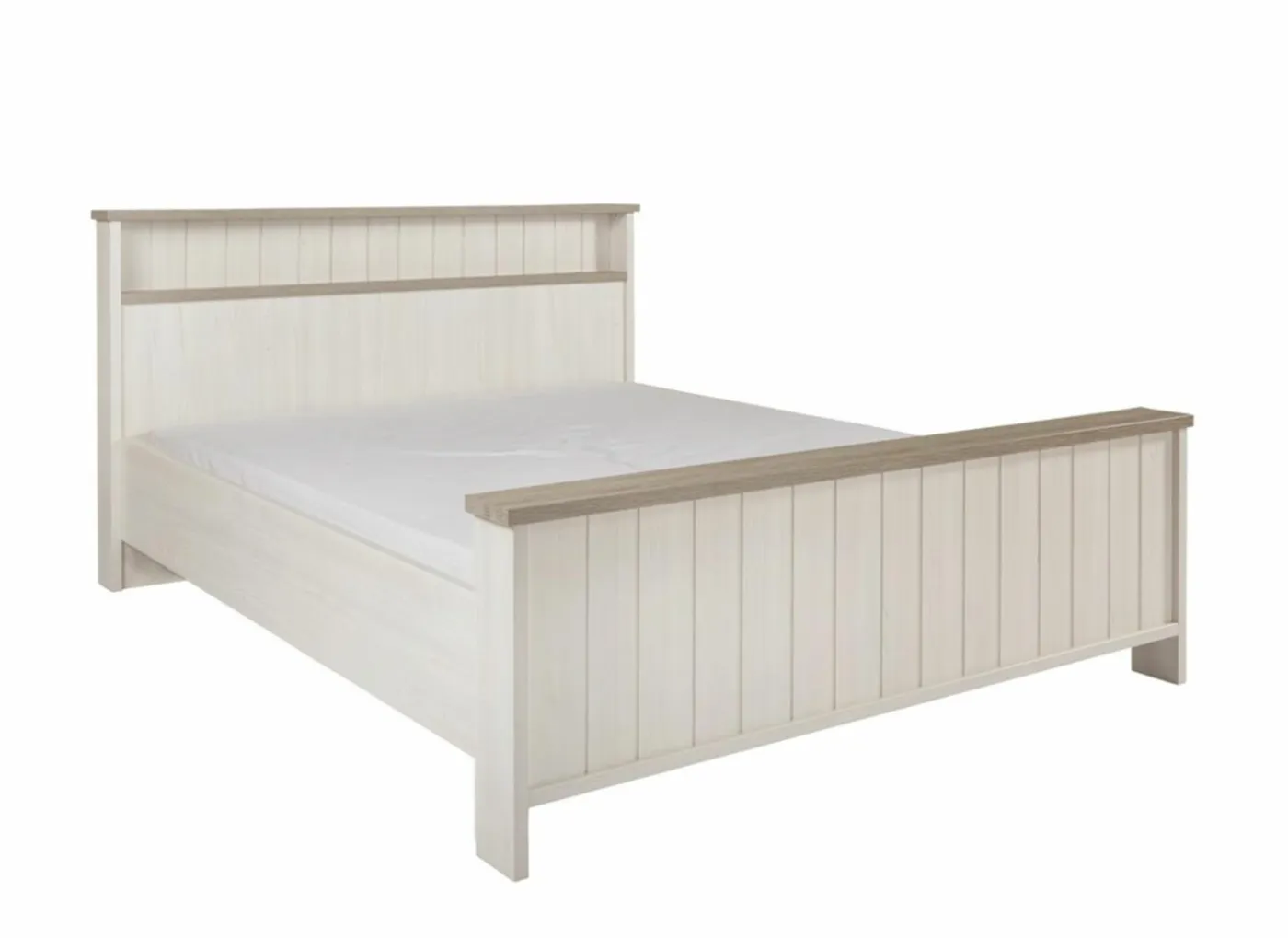 Bed 180x200cm - decor - lariks & cristal oak