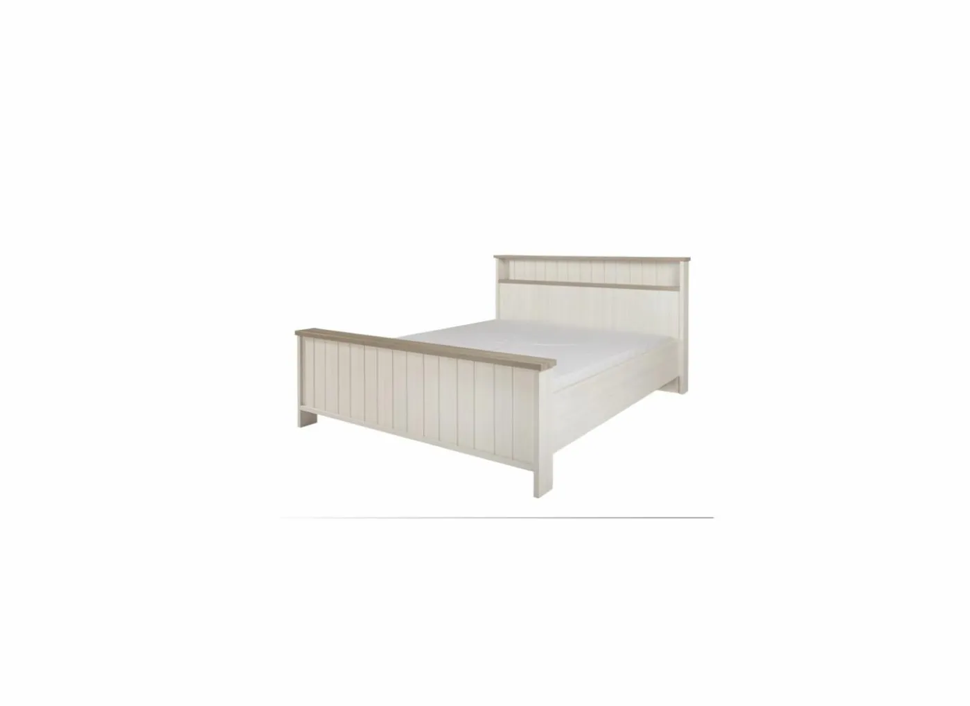 Bed 180x200cm - decor - lariks & cristal oak