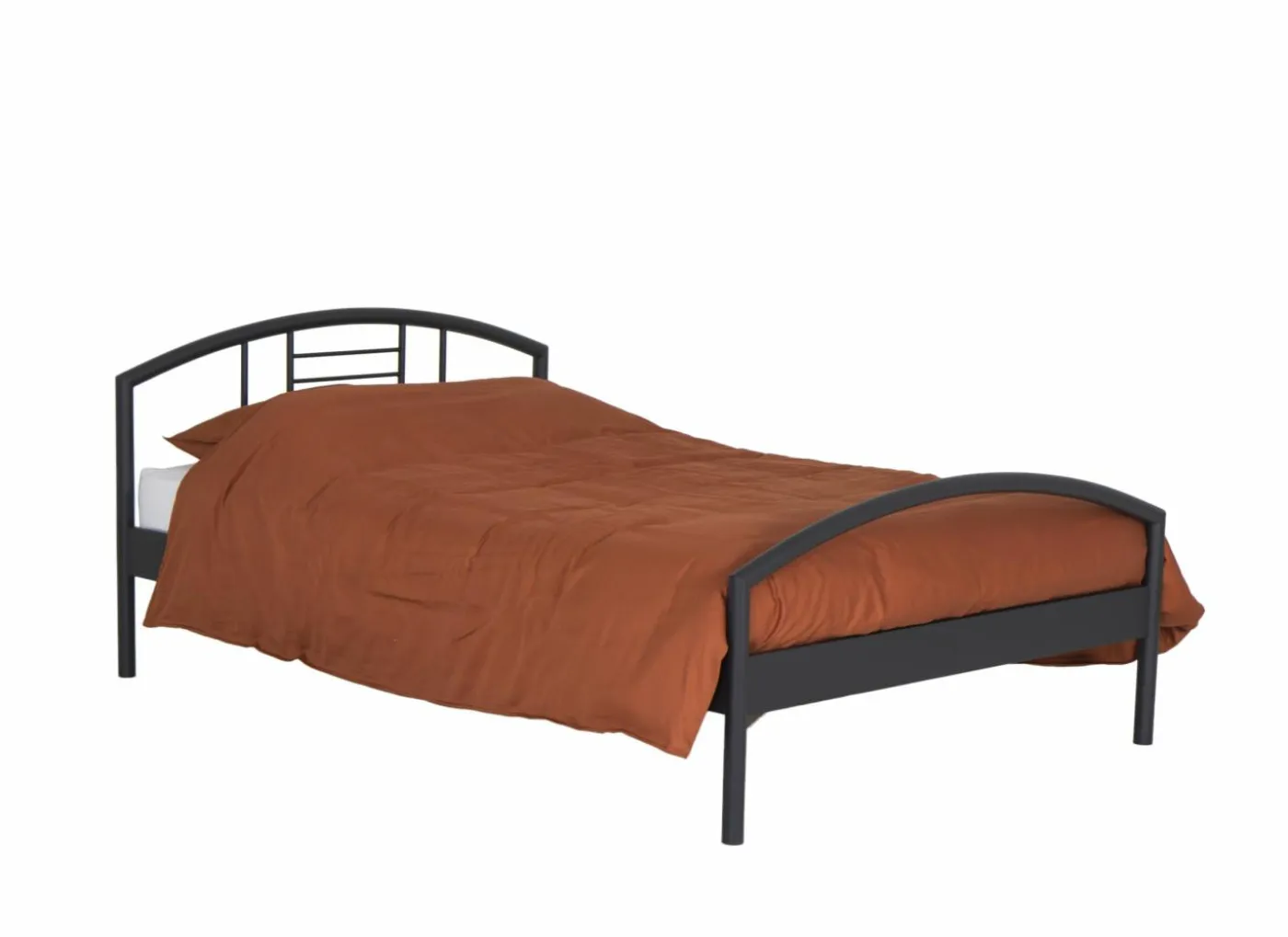 Bed You 140x200cm - metaal - zwart