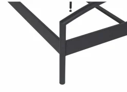 Bed You 140x200cm - metaal - zwart