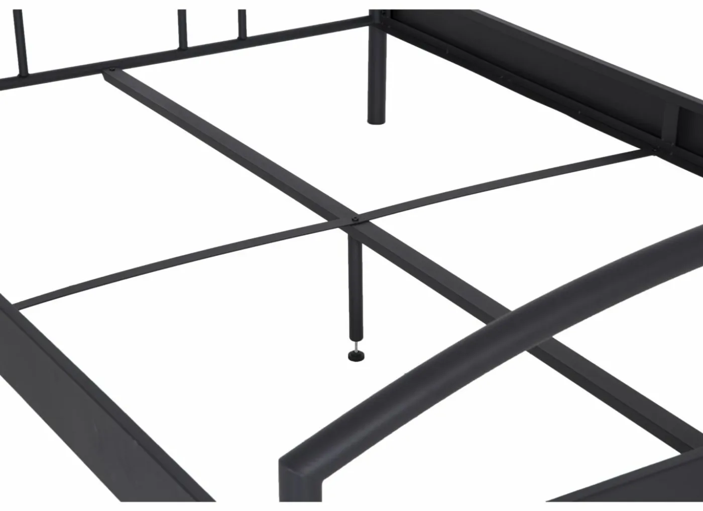 Bed You 140x200cm - metaal - zwart
