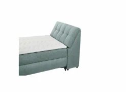 Bedbox Atlantis 120x200cm - stof - munt met opbergruimte