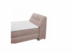 Bedbox Atlantis 120x200cm - stof - flamingo met opbergruimte