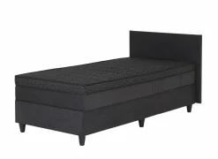 Bedbox BOX53 80x200cm - stof - antraciet