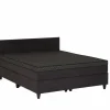 Bedbox BOX53 180x200cm - stof - antraciet