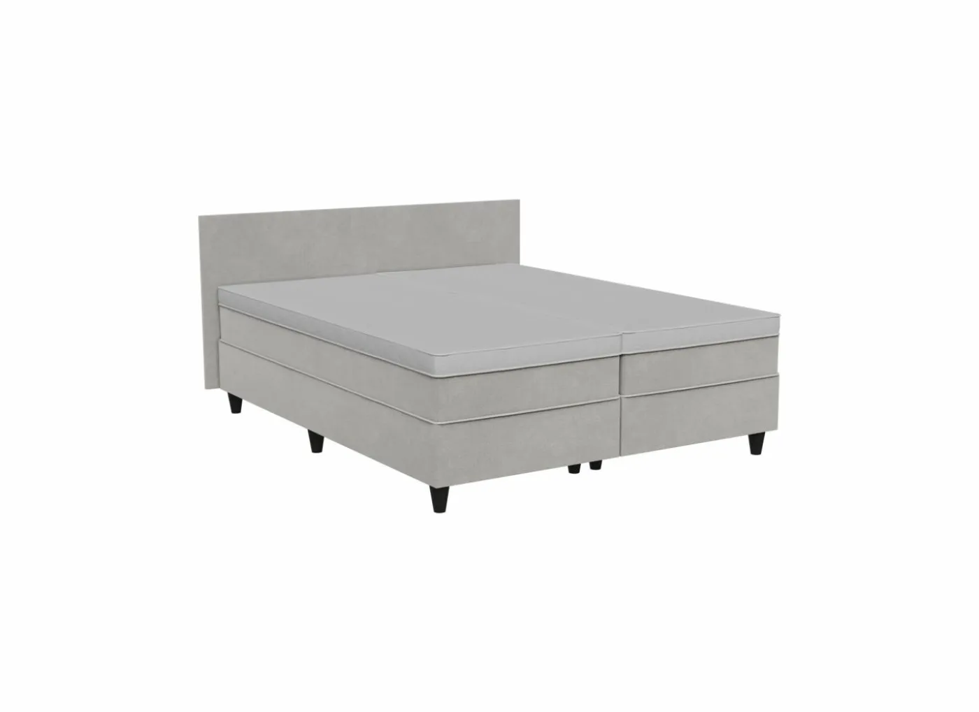 Bedbox BOX53 160x200cm - stof - taupe