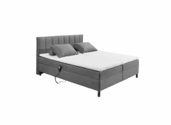 Bedbox Miralindo 160x200cm - stof - nordic graphite elektrisch