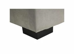 Bedbox Nagol A 180x200cm - stof - zilver met opbergruimte