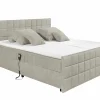 Bedbox 180x200cm - stof - sand elektrisch