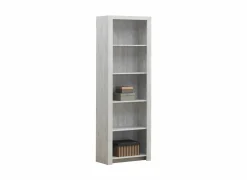 Boekenkast Elvis 70x36x210cm - decor - witte eik