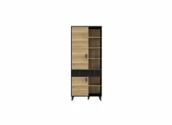 Boekenkast Lya 83x42x201cm - decor - cabezone oak & mauvella oak