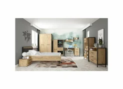 Boekenkast Oriental Tree 94,1x41,5x151,5cm - decor - bartex eik