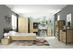 Boekenkast Oriental Tree 94,1x41,5x151,5cm - decor - bartex eik