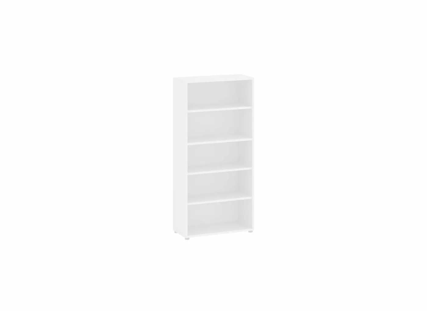 Boekenrek Prima 89x40x186cm - decor - wit