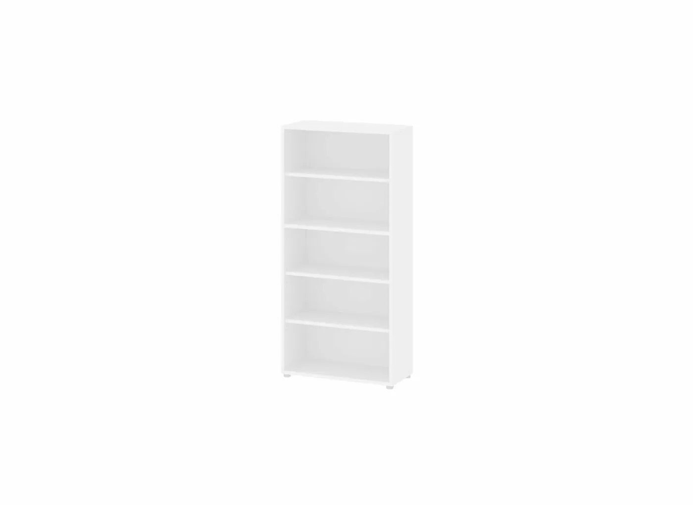 Boekenrek Prima 89x40x186cm - decor - wit