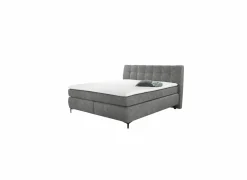 Boxspring Gitta 180x200cm - stof - lichtgrijs