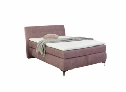 Boxspring Gitta 140x200cm - stof - roze