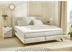 Boxspring Kira Mix 180x200cm - stof - beige