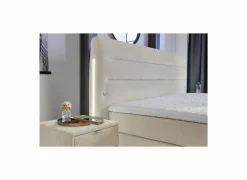 Boxspring Livia Max 180x200cm - stof - greige