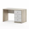Bureau Evora 125x65x75cm - decor - ivory oak & wit