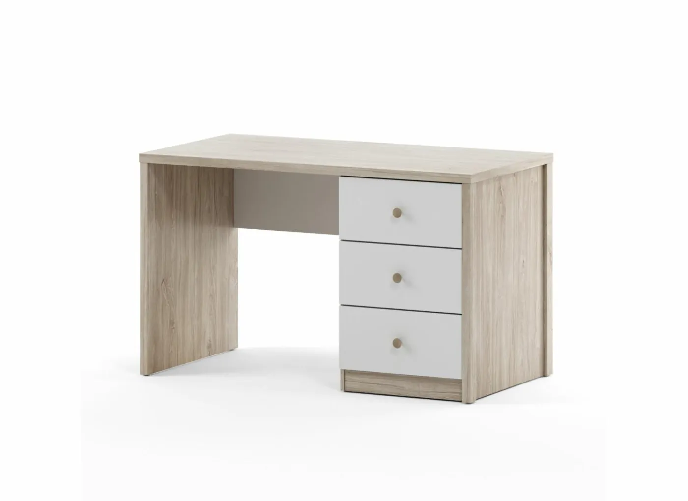 Bureau Evora 125x65x75cm - decor - ivory oak & wit