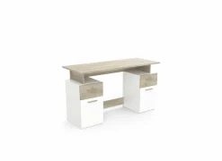 Bureau Platon 135x55cm - decor - kronberg eik & wit
