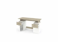 Bureau Platon 135x55cm - decor - kronberg eik & wit
